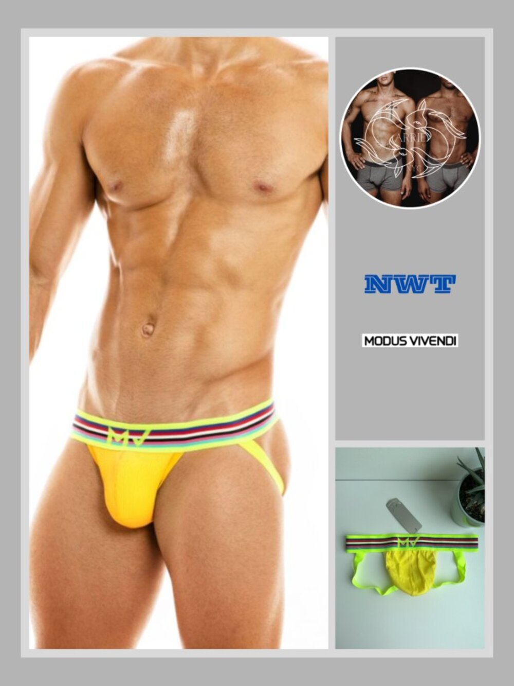 Modus Vivendi - Peace Jockstrap - Yellow (M)